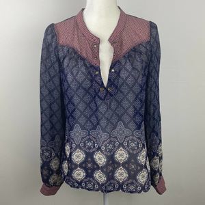 fire los Angeles, slip on blouse with long sleeves